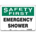Safety First: Emergency Shower Signs