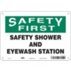 Safety First: Safety Shower And Eyewash Station Signs