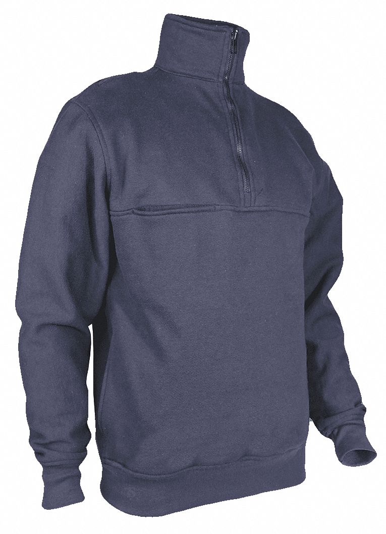 TRUSPEC FlameResistant Fleece Jacket, Navy, M 471K031443 Grainger