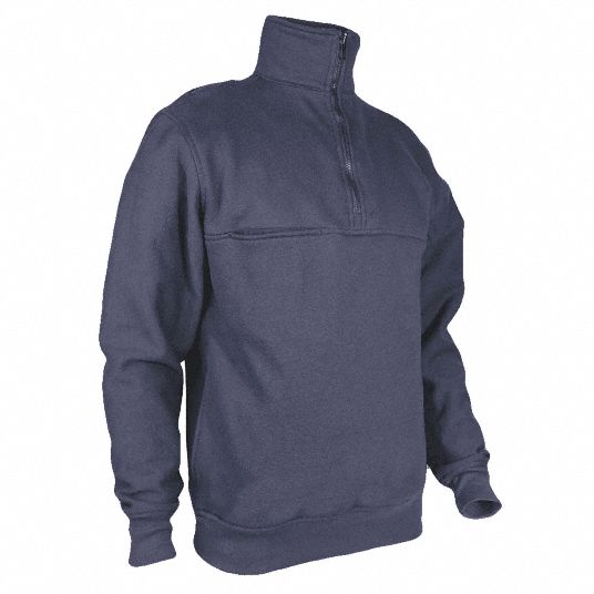 TRUSPEC FlameResistant Fleece Jacket, Navy, M 471K031443 Grainger