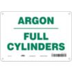 Argon Full Cylinders Signs