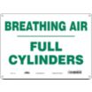 Breathing Air Full Cylinders Signs