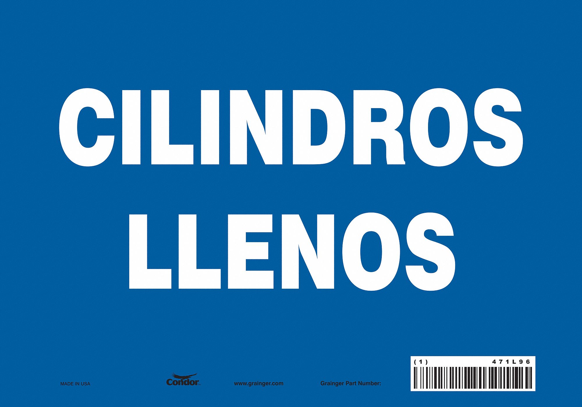 Safety Sign: Vinyl, Adhesive Sign Mounting, 7 in x 10 in Nominal Sign Size, Not Retroreflective