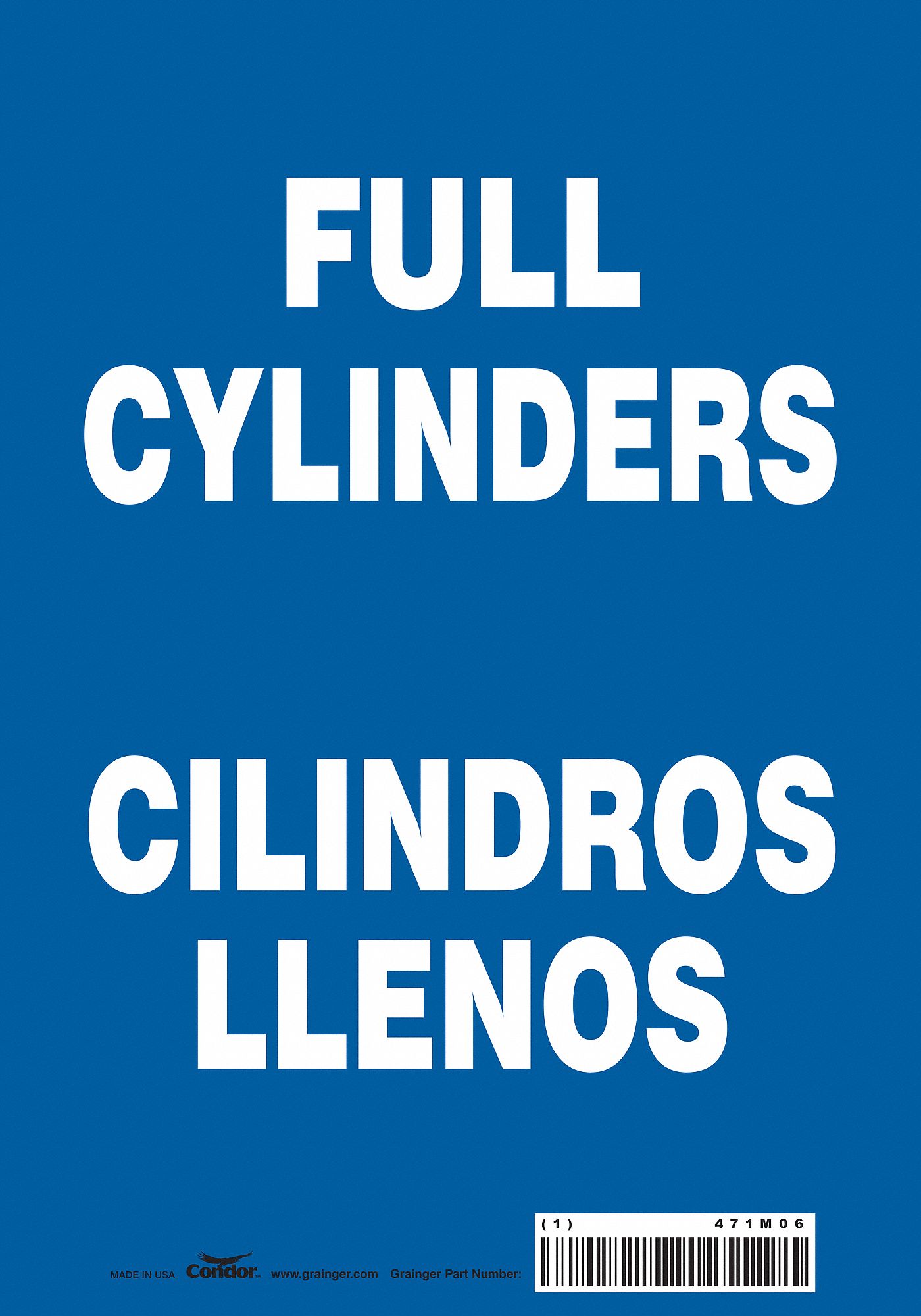 Safety Sign: Vinyl, Adhesive Sign Mounting, 10 in x 7 in Nominal Sign Size, Not Retroreflective
