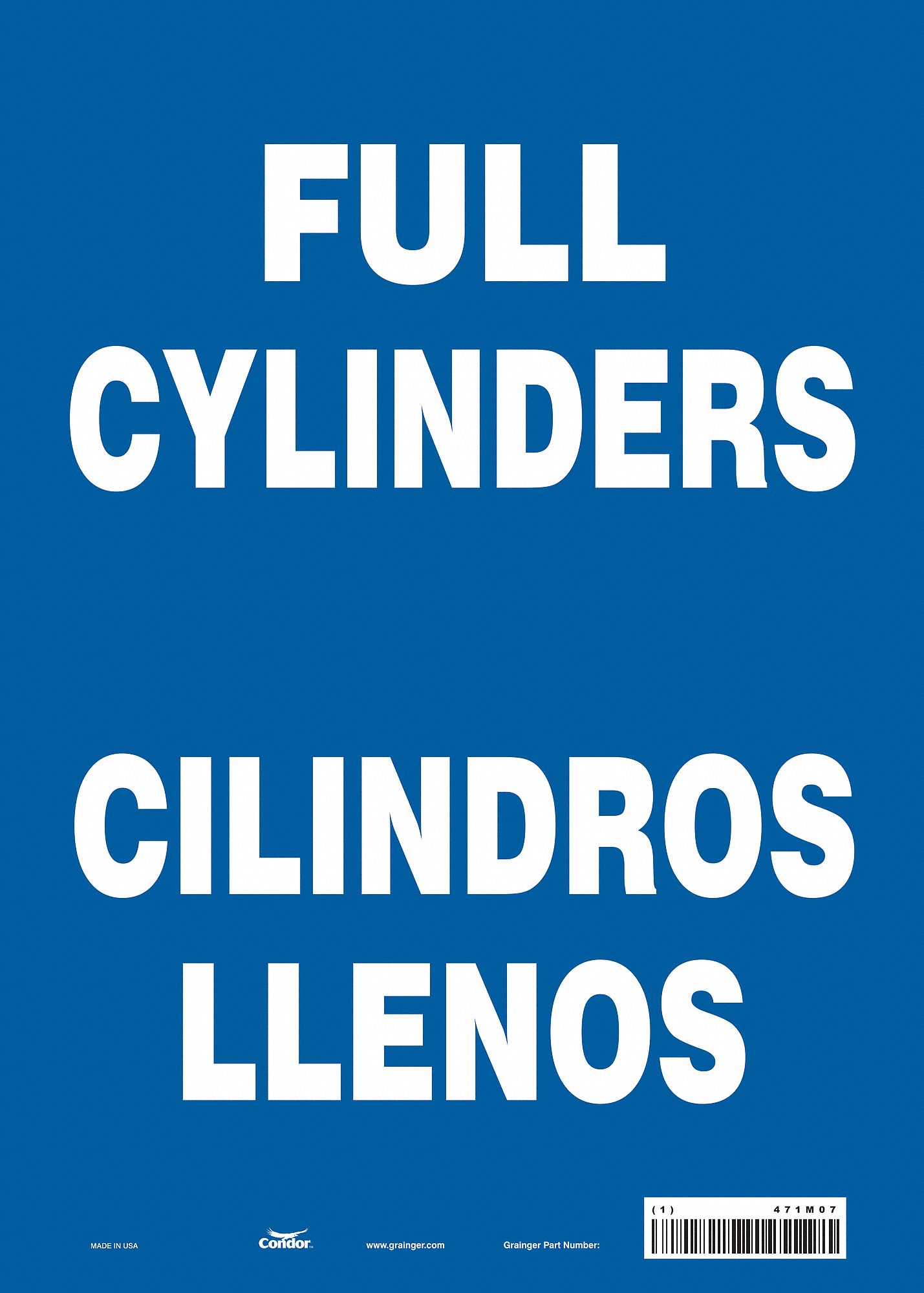 Safety Sign: Vinyl, Adhesive Sign Mounting, 14 in x 10 in Nominal Sign Size, Not Retroreflective