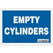 Empty Cylinders Signs