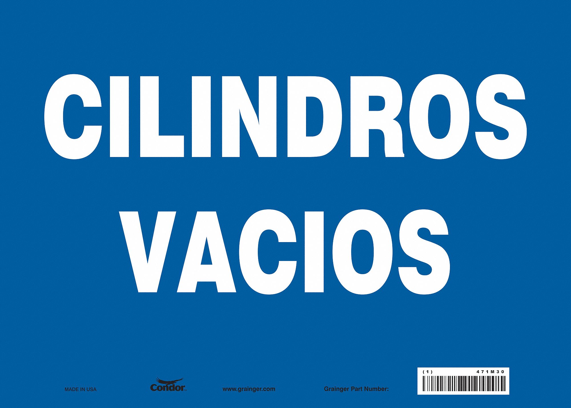 Safety Sign: Vinyl, Adhesive Sign Mounting, 10 in x 14 in Nominal Sign Size, Not Retroreflective