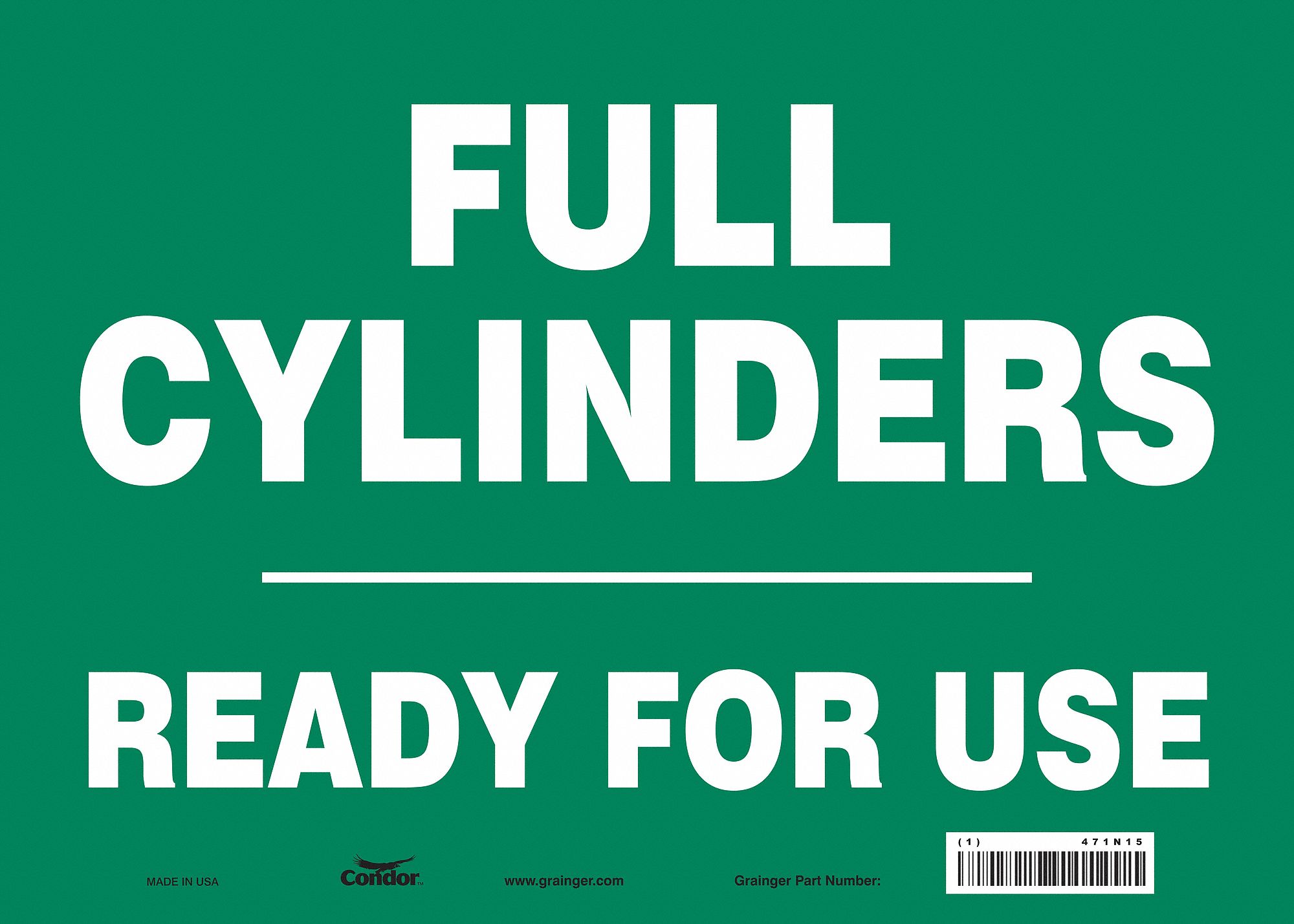 Safety Sign: Vinyl, Adhesive Sign Mounting, 10 in x 14 in Nominal Sign Size, Not Retroreflective