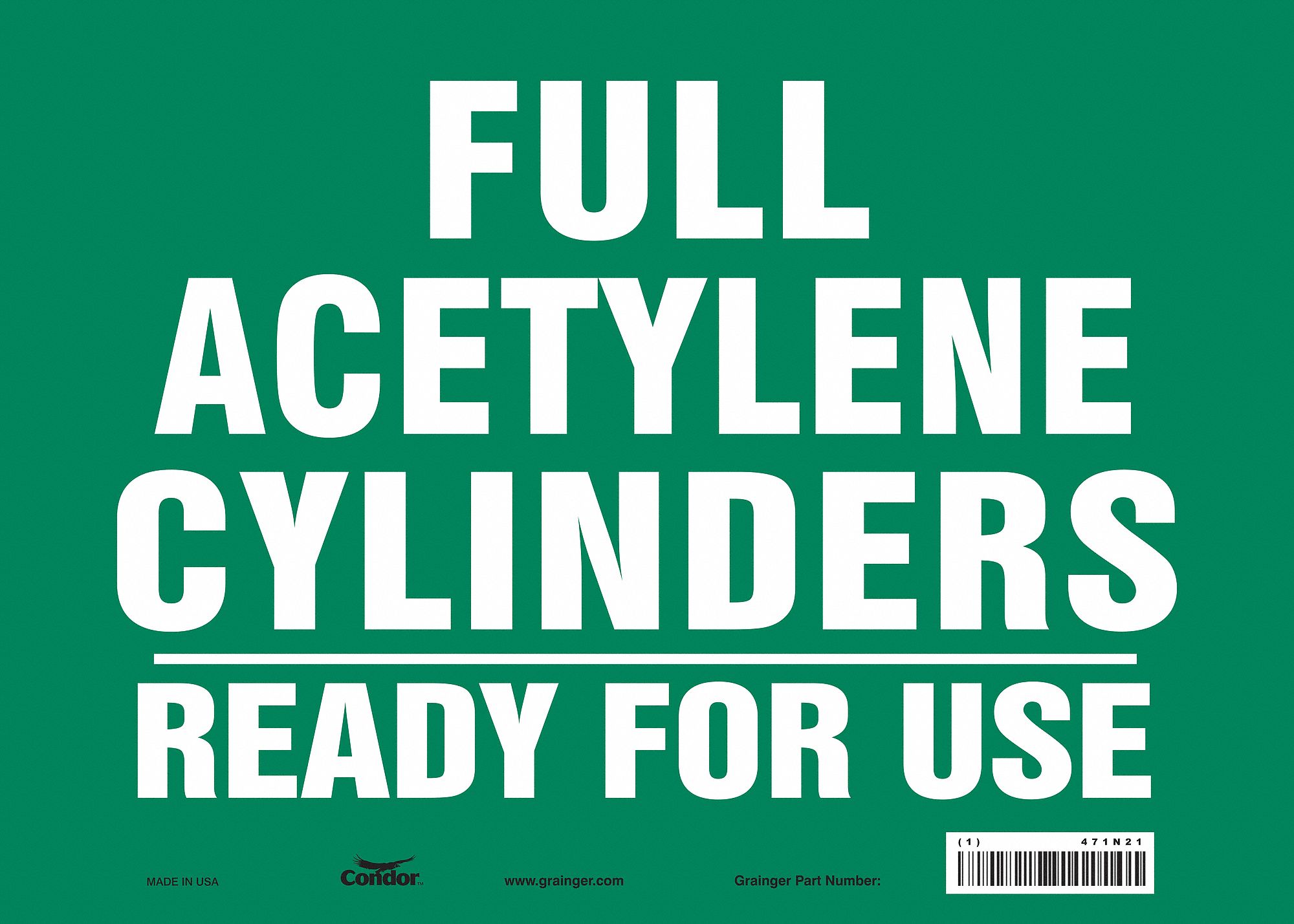 Safety Sign: Vinyl, Adhesive Sign Mounting, 10 in x 14 in Nominal Sign Size, Not Retroreflective