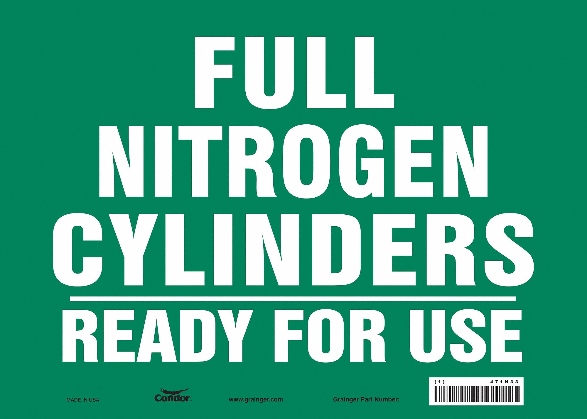 Safety Sign: Vinyl, Adhesive Sign Mounting, 10 in x 14 in Nominal Sign Size, Not Retroreflective