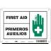 First Aid/Primeros Auxilios Signs