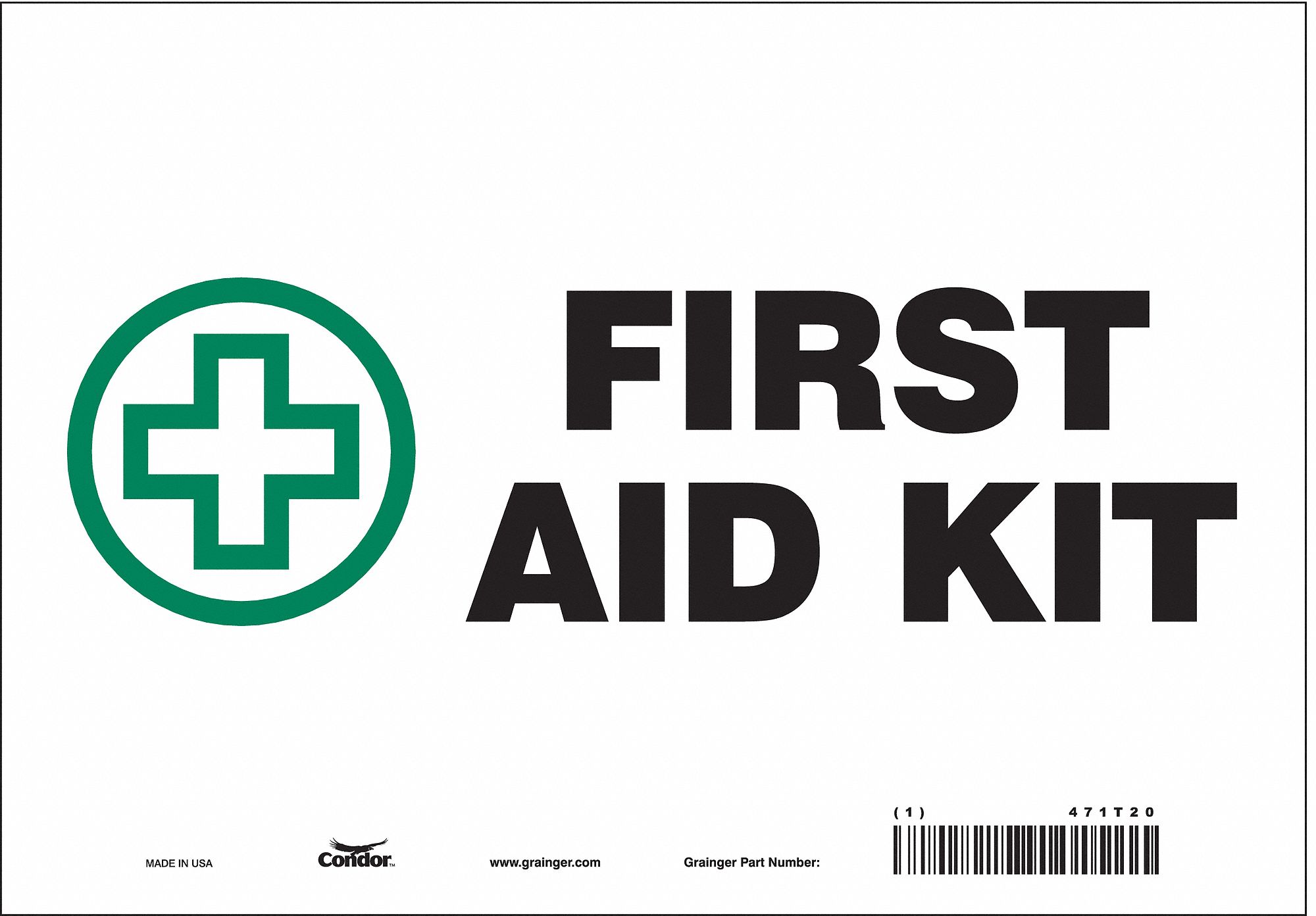 Safety Sign: Vinyl, Adhesive Sign Mounting, 7 in x 10 in Nominal Sign Size, Not Retroreflective