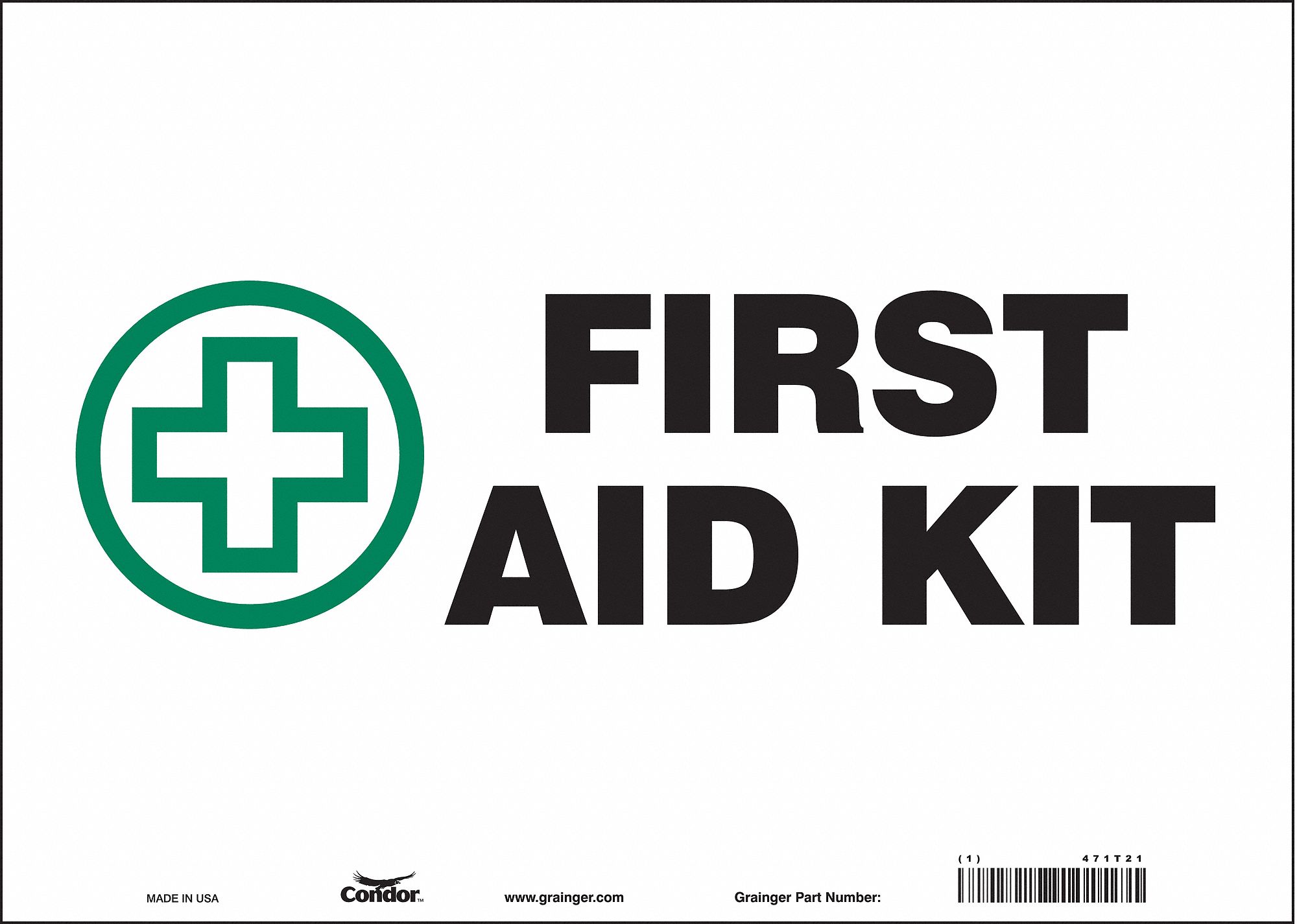 Safety Sign: Vinyl, Adhesive Sign Mounting, 10 in x 14 in Nominal Sign Size, Not Retroreflective