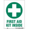 First Aid Kit Inside Signs