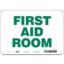 First Aid Room Signs