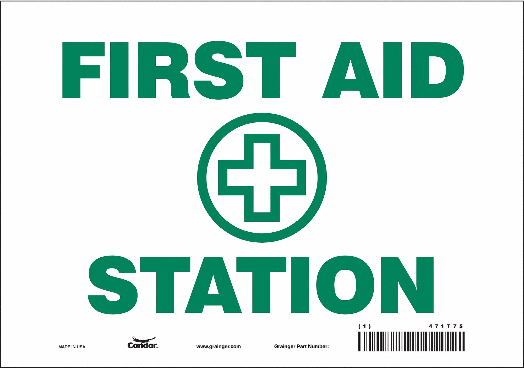 Safety Sign: Vinyl, Adhesive Sign Mounting, 7 in x 10 in Nominal Sign Size, Not Retroreflective