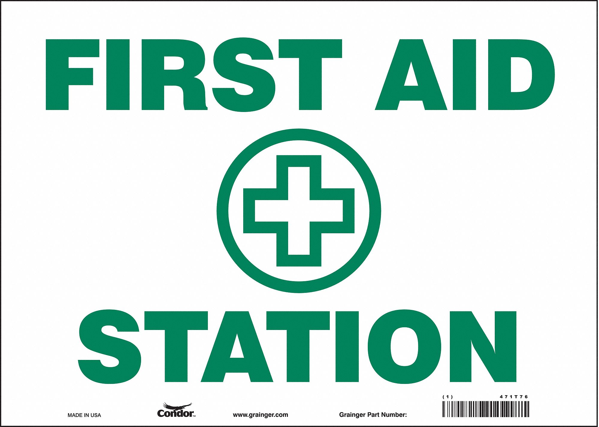 Safety Sign: Vinyl, Adhesive Sign Mounting, 10 in x 14 in Nominal Sign Size, Not Retroreflective