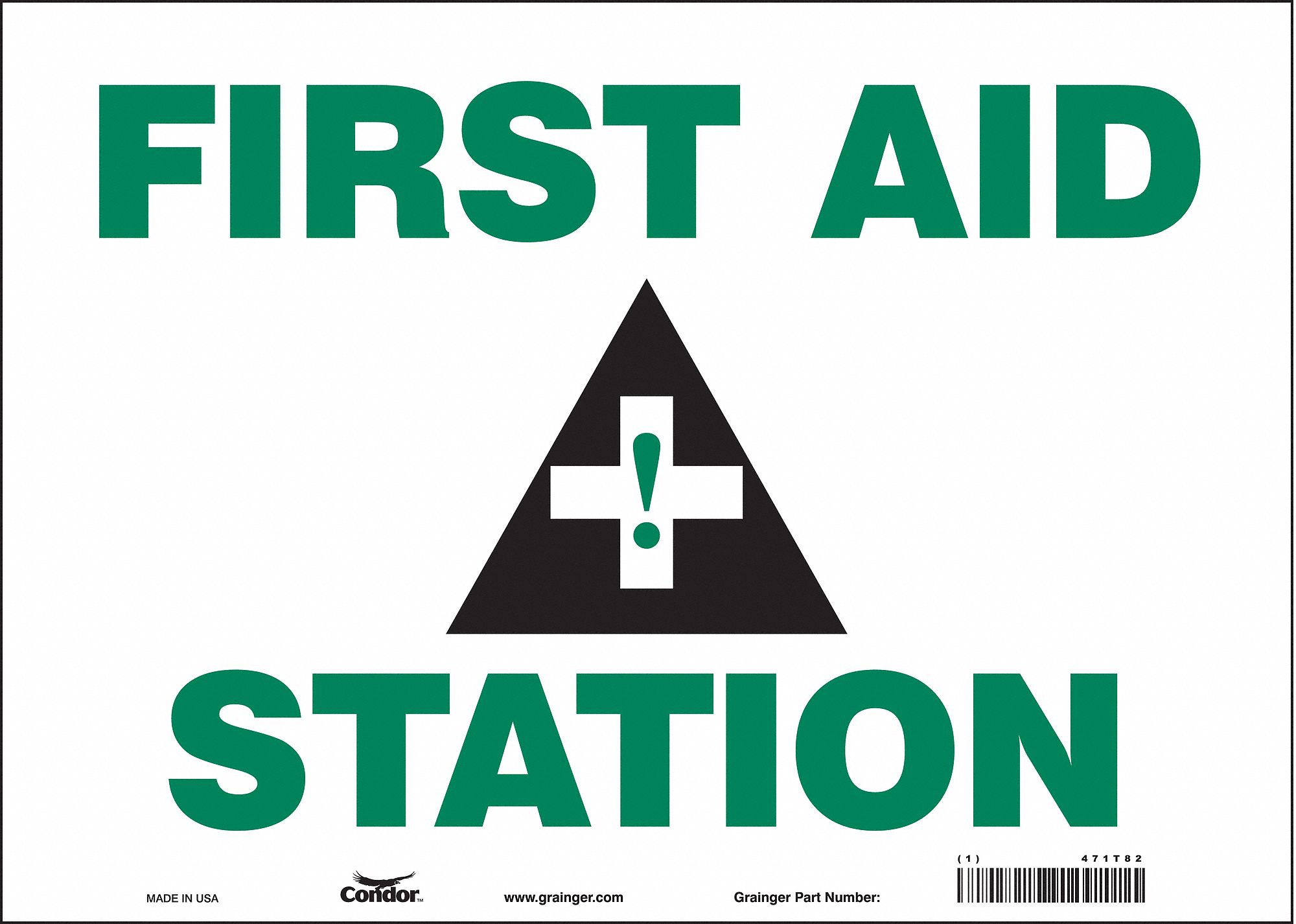 Safety Sign: Vinyl, Adhesive Sign Mounting, 10 in x 14 in Nominal Sign Size, Not Retroreflective