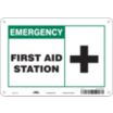 Emergency: First Aid Station Signs