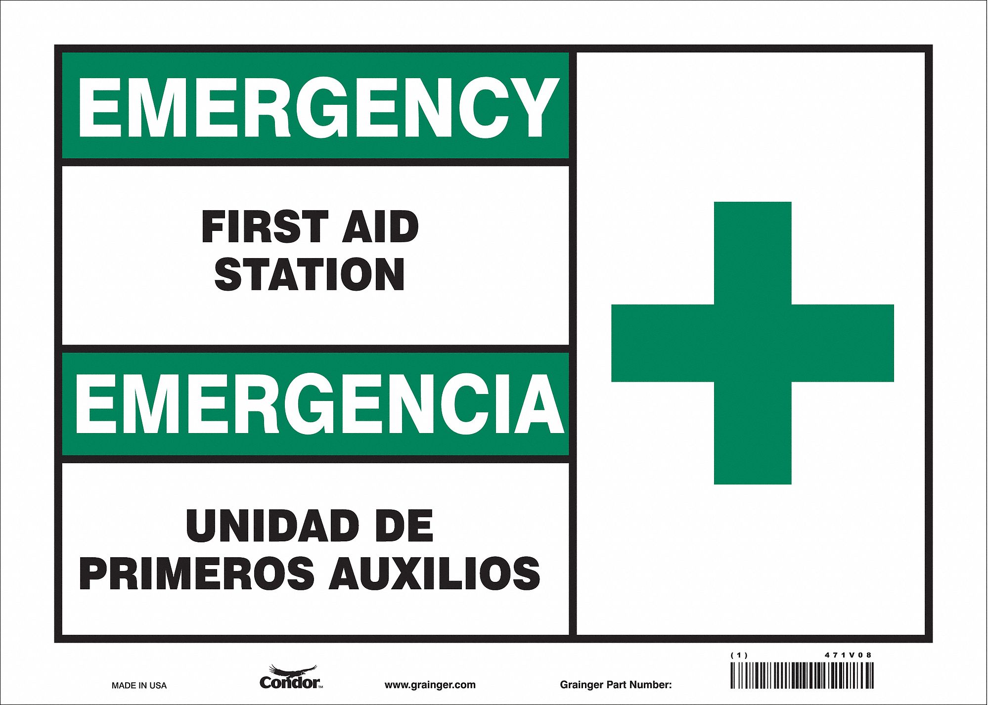 PANNEAU SECURITE,10PO X 14PO,VINYLE