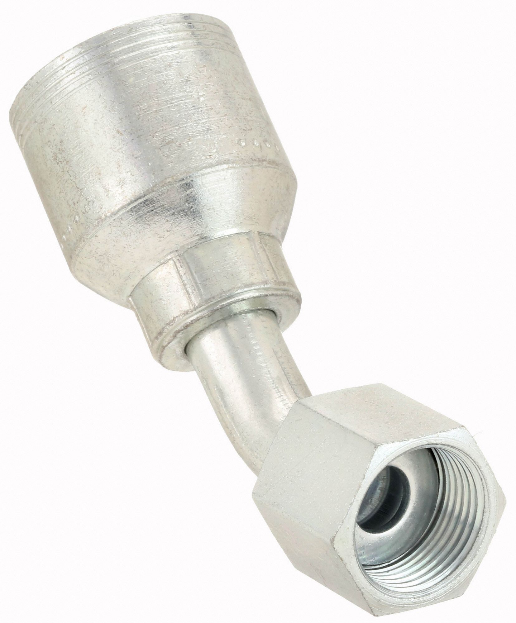 EATON AEROQUIP Hydraulic Crimp Fitting, Fitting Material Steel x Steel