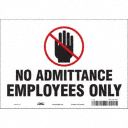 Employees Only Signs Grainger Industrial Supply