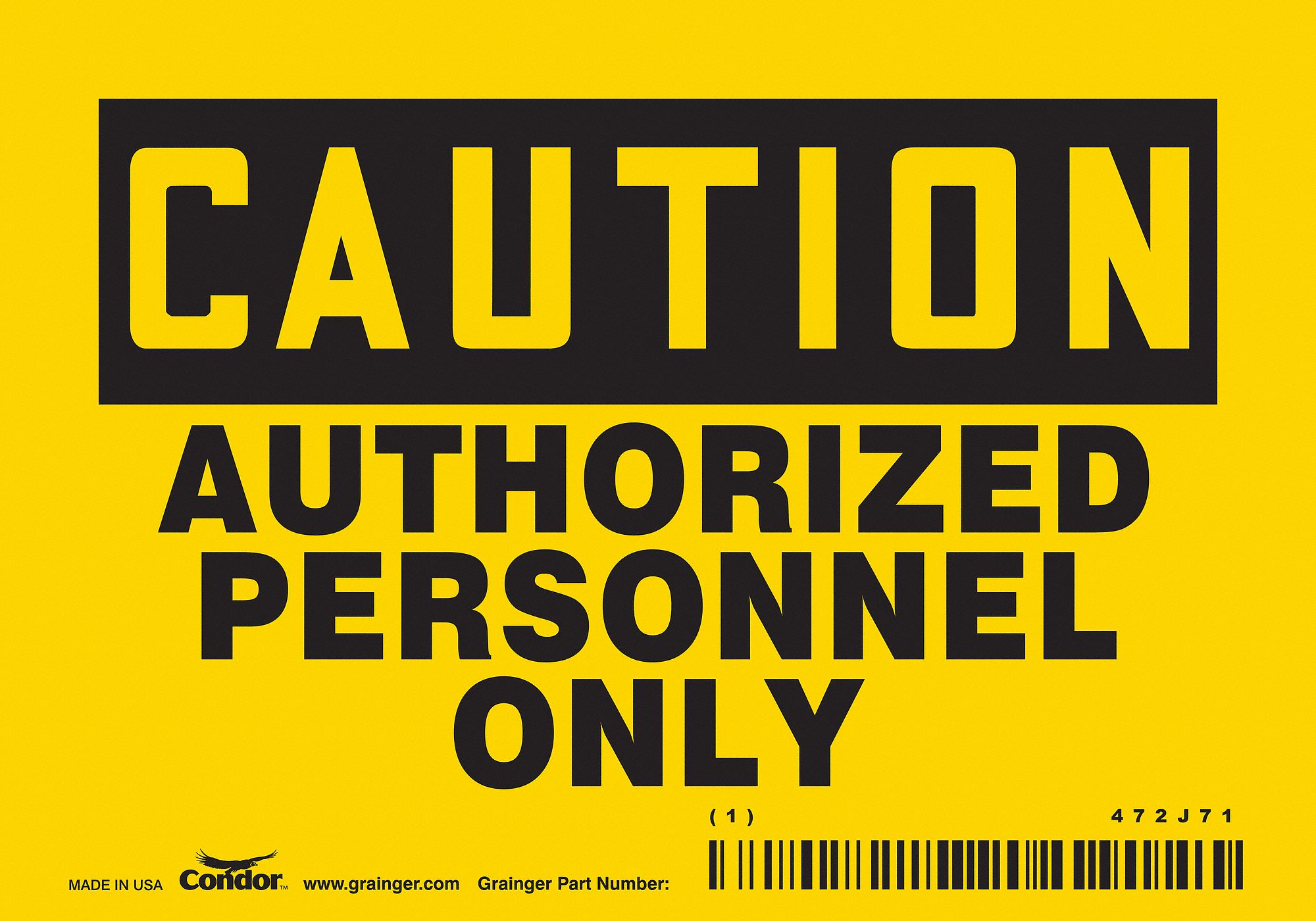 Safety Sign,3.5in x 5in,Vinyl