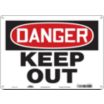 Danger: Keep Out Signs