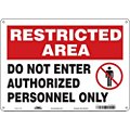 Restricted Area & Authorized Personnel Signs & Labels image