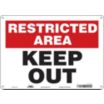 Restricted Area: Keep Out Signs