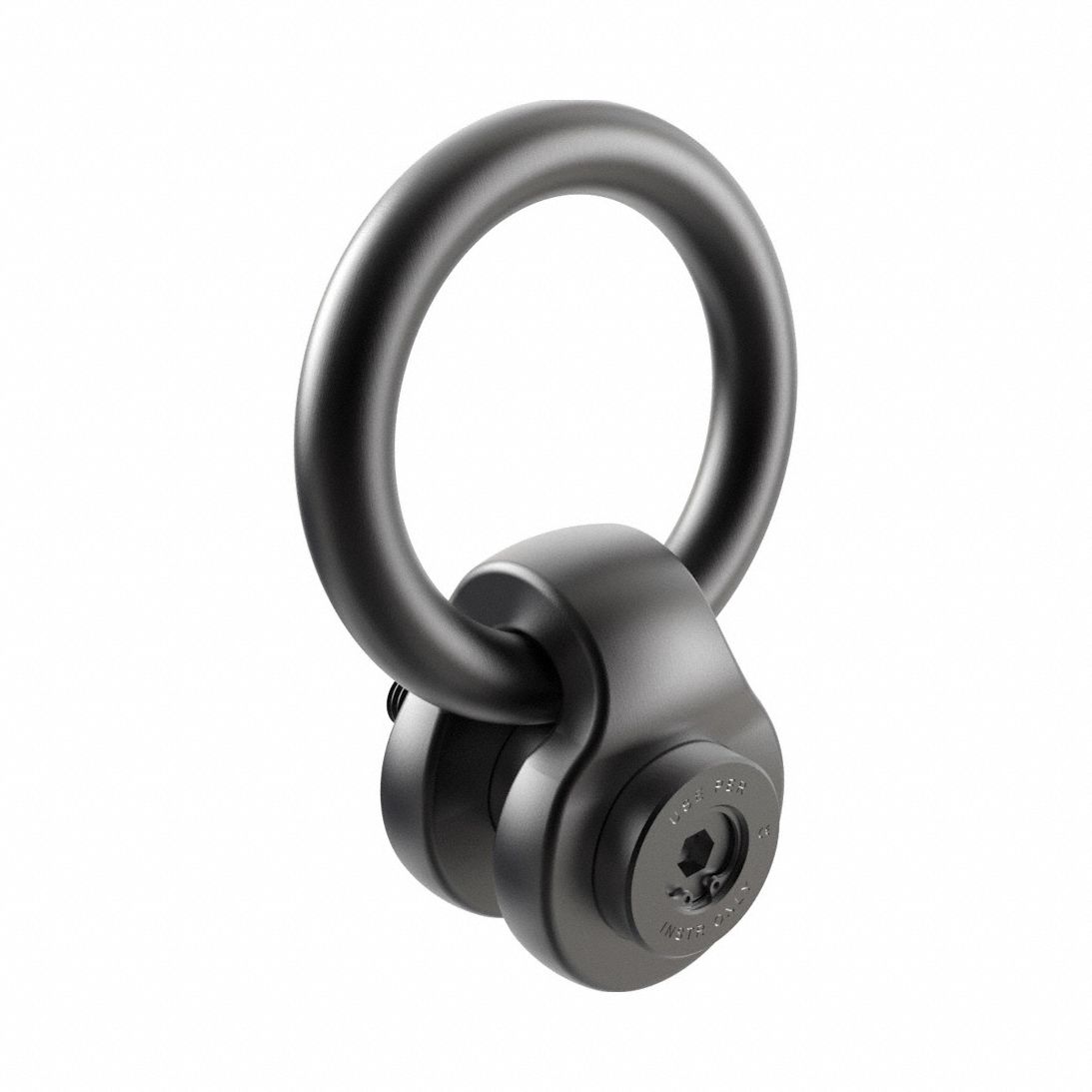 JERGENS Hoist Ring: Pivot/Swivel, Black Oxide-Coated Steel, 1"-8, Max. 7,100 lb, Lifting/Pulling (MPN 47316). Key specifications — Brand: JERGENS; Thread Size: 1"-8; Operation: Pulling.