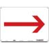 Red Right Arrow Symbol Signs