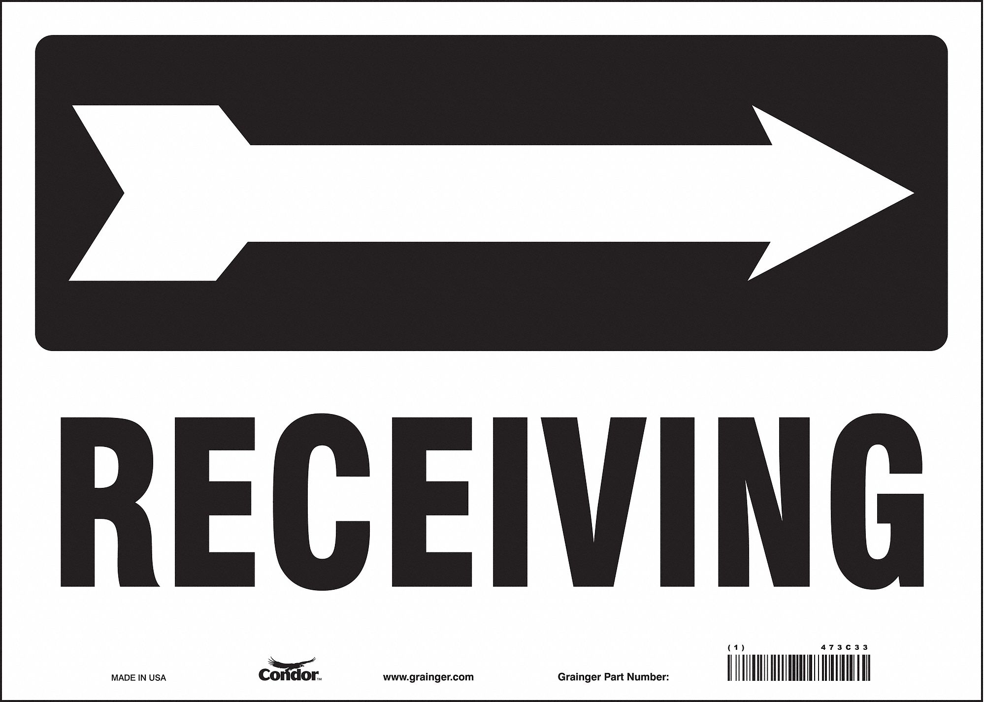 Safety Sign: Vinyl, Adhesive Sign Mounting, 10 in x 14 in Nominal Sign Size, Not Retroreflective