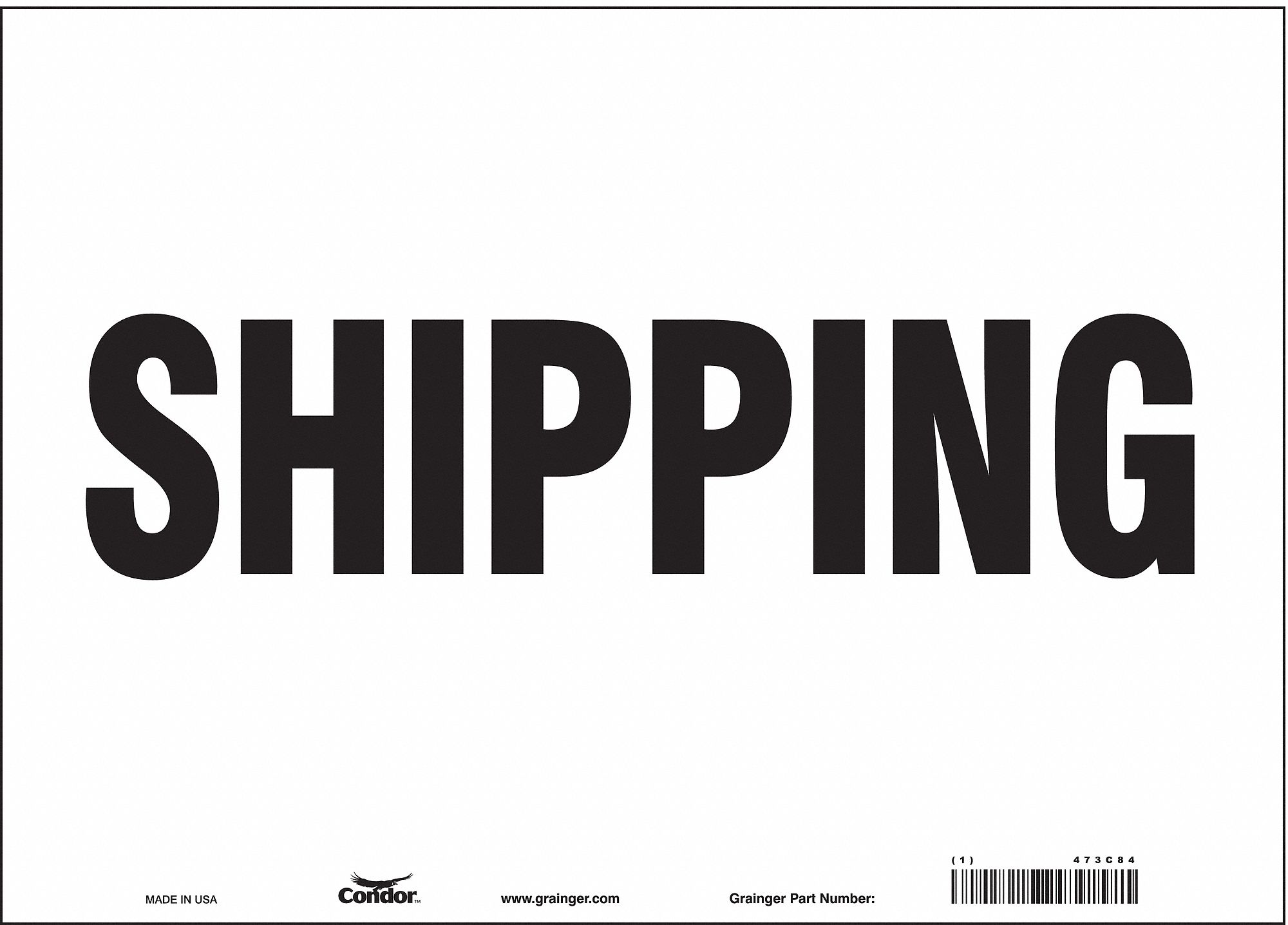 Safety Sign: Vinyl, Adhesive Sign Mounting, 10 in x 14 in Nominal Sign Size, Not Retroreflective