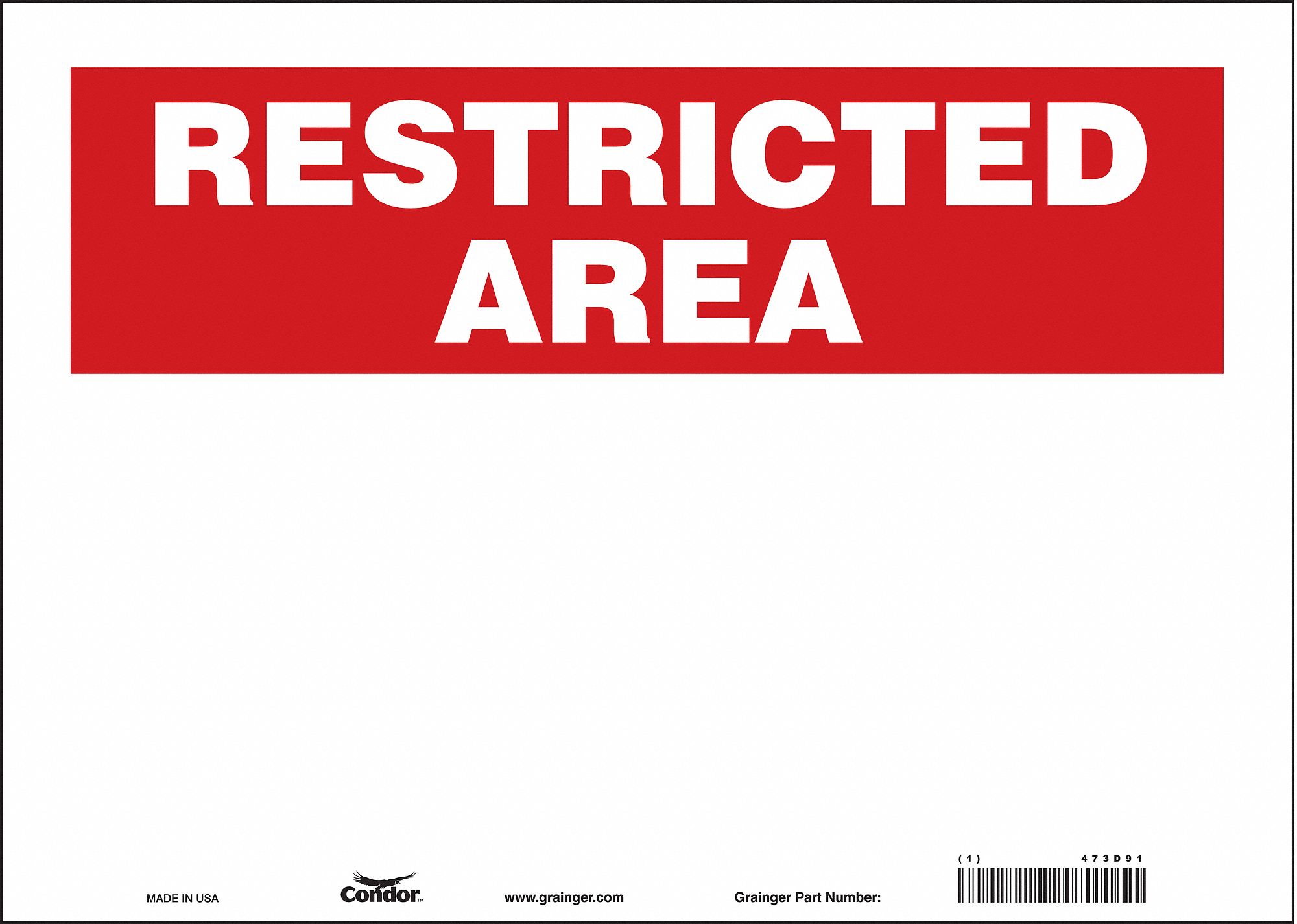 Safety Sign: Vinyl, Adhesive Sign Mounting, 10 in x 14 in Nominal Sign Size, Not Retroreflective