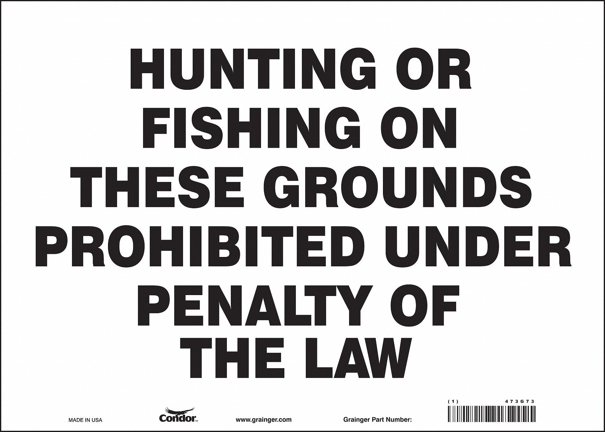 Safety Sign: Vinyl, Adhesive Sign Mounting, 10 in x 14 in Nominal Sign Size, Not Retroreflective