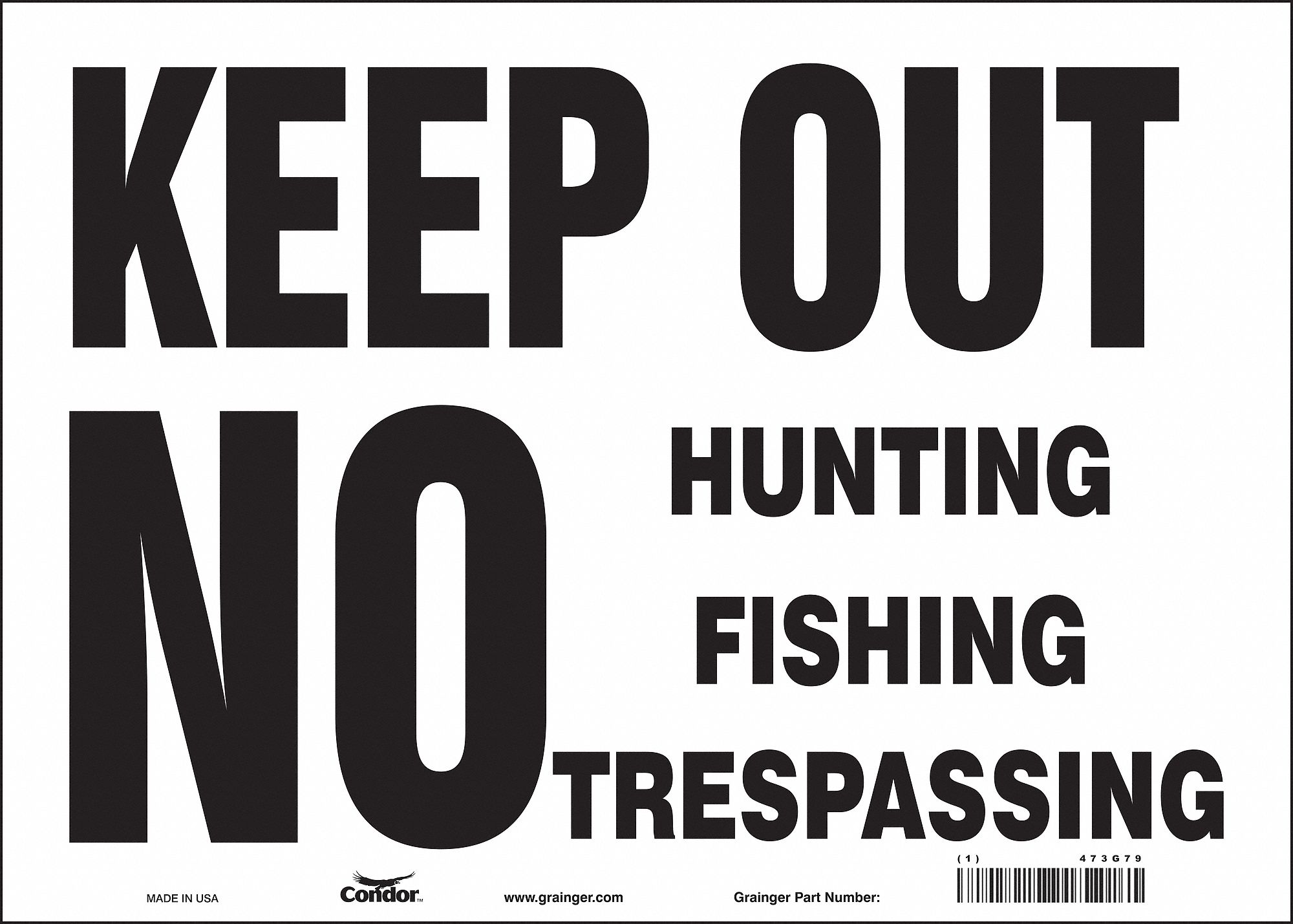 Safety Sign: Vinyl, Adhesive Sign Mounting, 10 in x 14 in Nominal Sign Size, Not Retroreflective