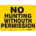No Hunting Without Permission Signs