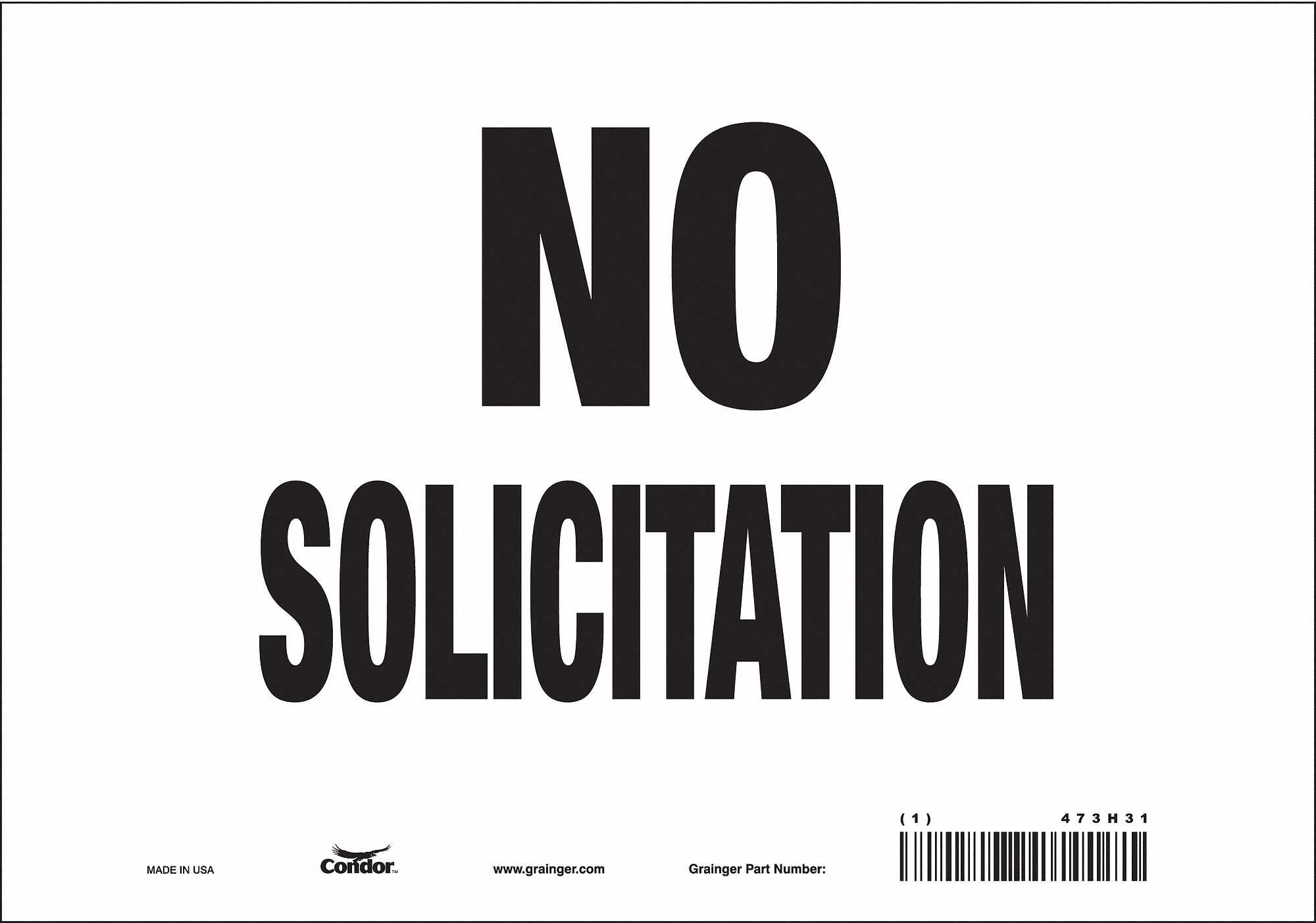 Safety Sign, 7 in x 10 in, Vinyl