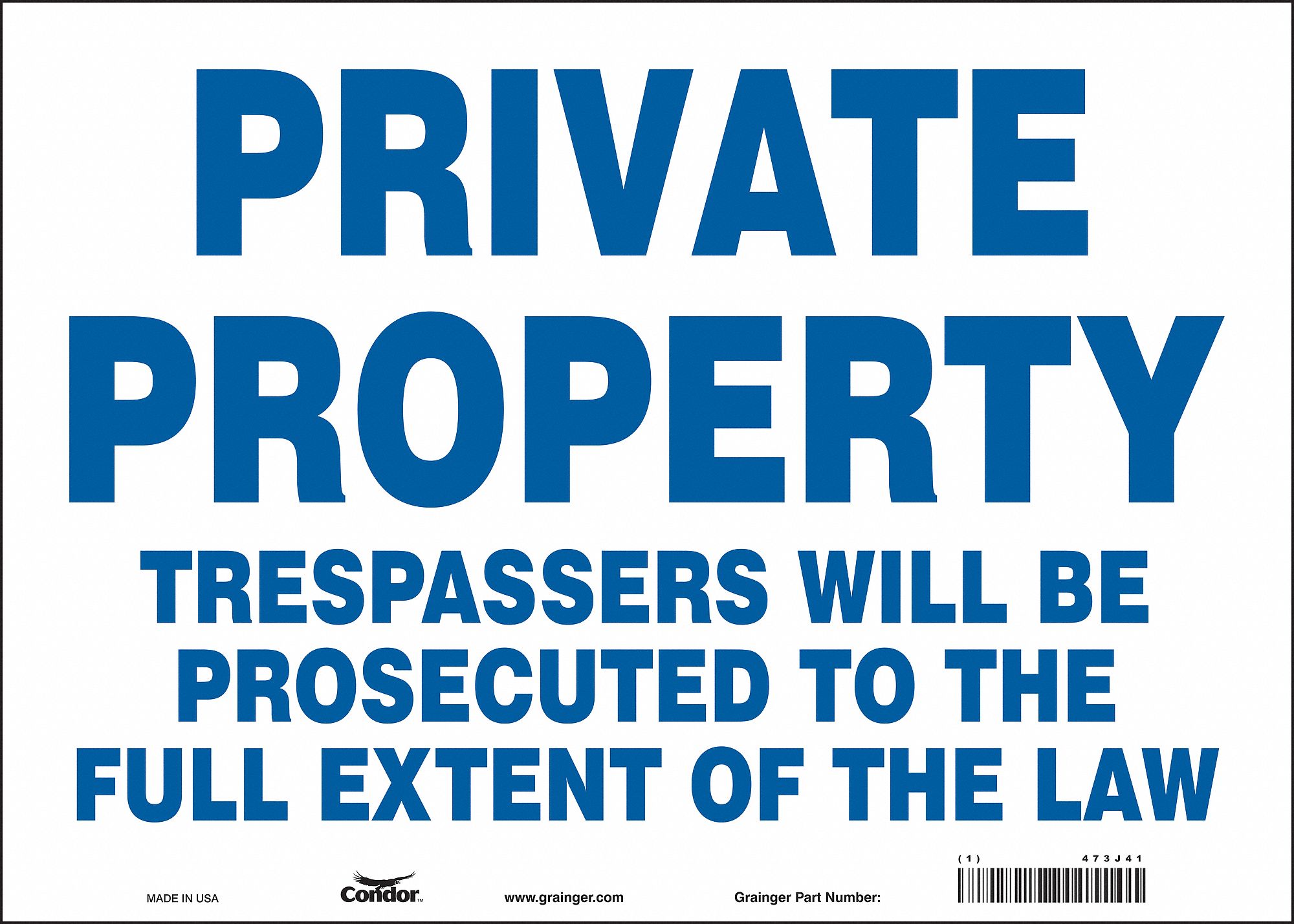 Safety Sign: Vinyl, Adhesive Sign Mounting, 10 in x 14 in Nominal Sign Size, Not Retroreflective