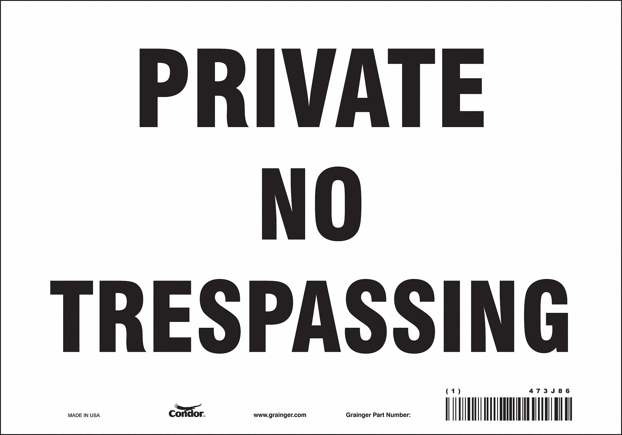 Safety Sign: Vinyl, Adhesive Sign Mounting, 7 in x 10 in Nominal Sign Size, Not Retroreflective