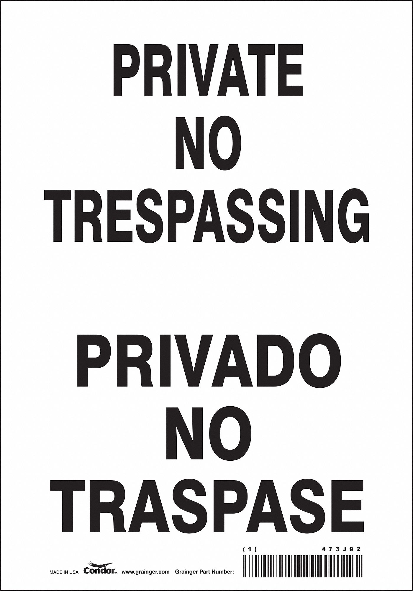 Safety Sign: Vinyl, Adhesive Sign Mounting, 10 in x 7 in Nominal Sign Size, Not Retroreflective