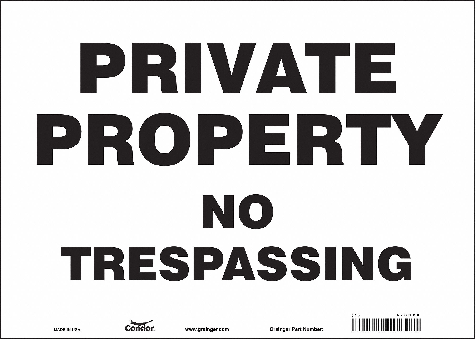 Safety Sign: Vinyl, Adhesive Sign Mounting, 10 in x 14 in Nominal Sign Size, Not Retroreflective