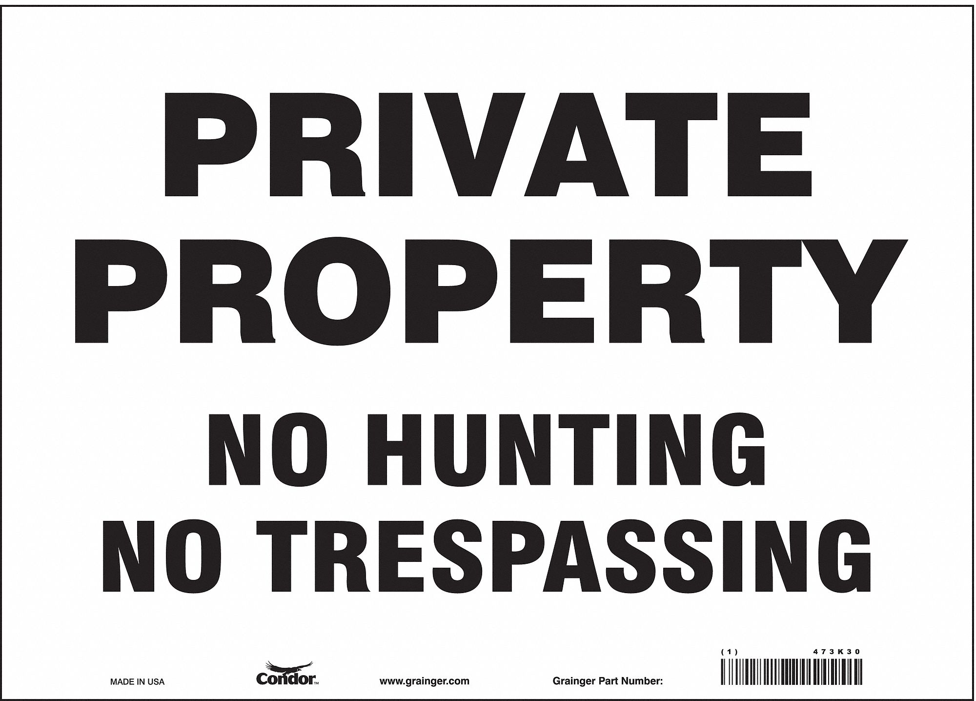 Safety Sign: Vinyl, Adhesive Sign Mounting, 10 in x 14 in Nominal Sign Size, Not Retroreflective