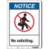 Notice: No Soliciting. Signs