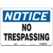 Notice: No Trespassing Signs