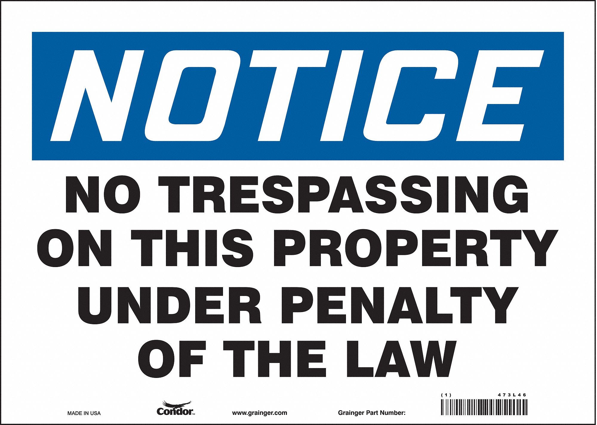 Safety Sign: Vinyl, Adhesive Sign Mounting, 10 in x 14 in Nominal Sign Size, Not Retroreflective