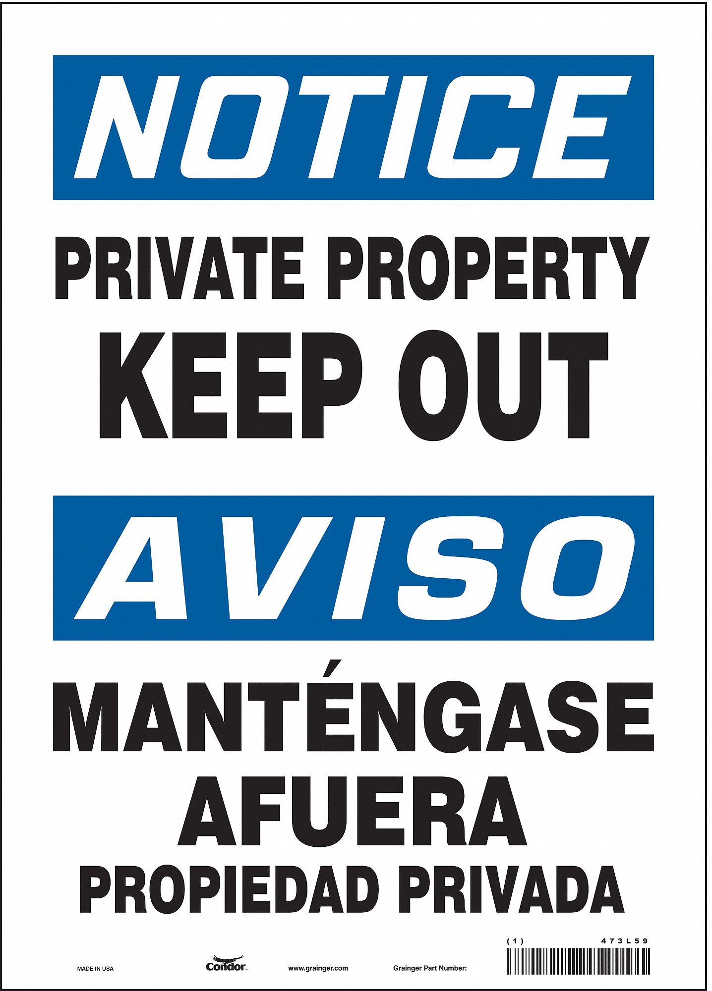 Safety Sign: Vinyl, Adhesive Sign Mounting, 14 in x 10 in Nominal Sign Size, Not Retroreflective