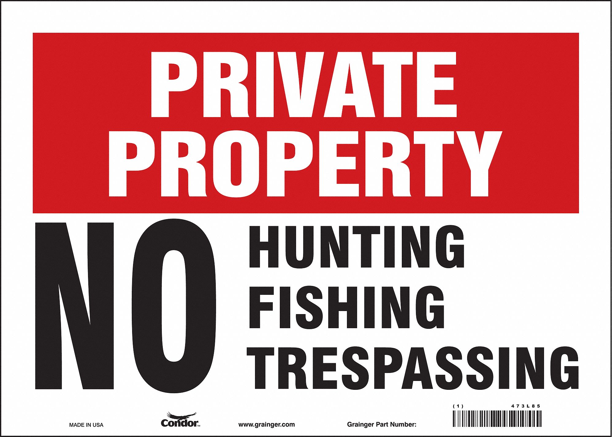 Safety Sign: Vinyl, Adhesive Sign Mounting, 10 in x 14 in Nominal Sign Size, Not Retroreflective