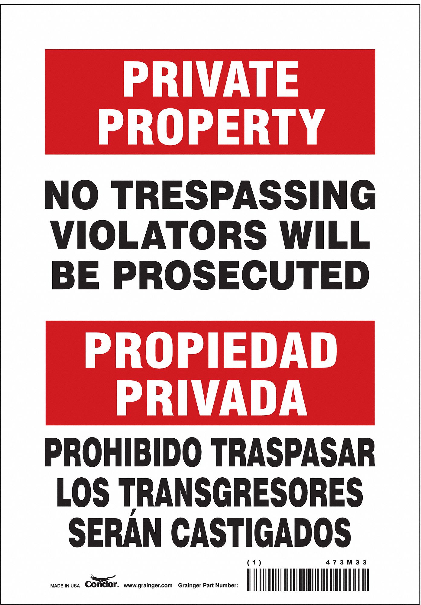 Safety Sign: Vinyl, Adhesive Sign Mounting, 10 in x 7 in Nominal Sign Size, Not Retroreflective